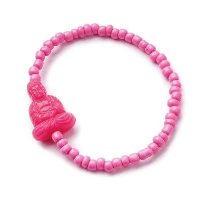 Boho Armband Buddha Pink
